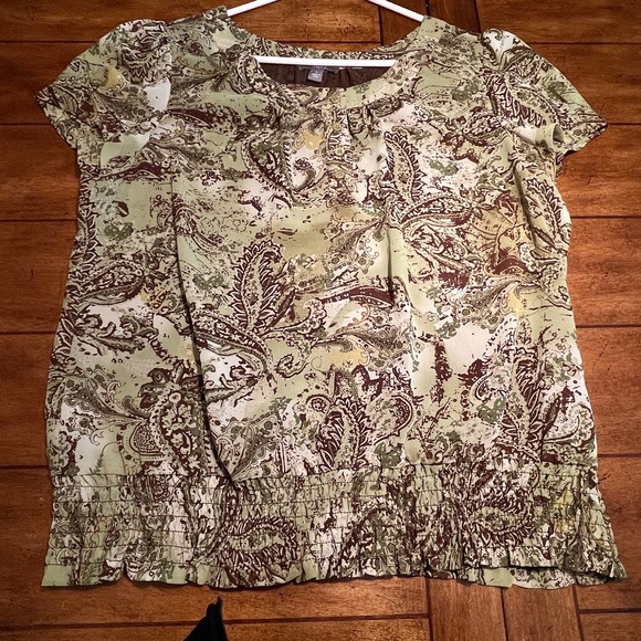 Apt. 9 Two Dif Women's Tops as 1 Lot Sz L & XL Short Sleeve Pullover S1032-.01 - Picture 7 of 10